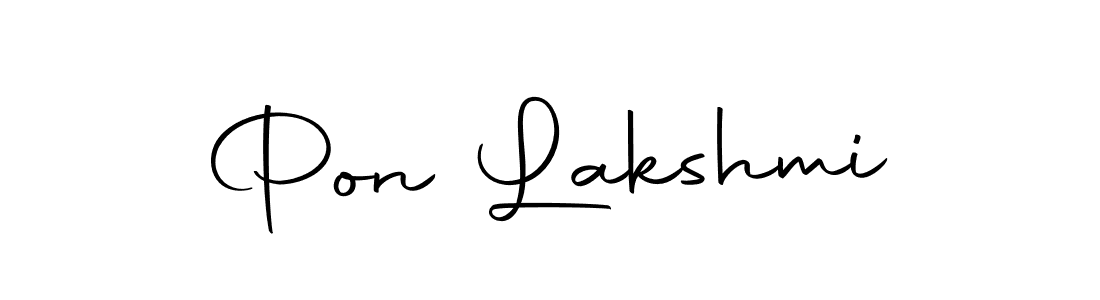 How to make Pon Lakshmi name signature. Use Autography-DOLnW style for creating short signs online. This is the latest handwritten sign. Pon Lakshmi signature style 10 images and pictures png
