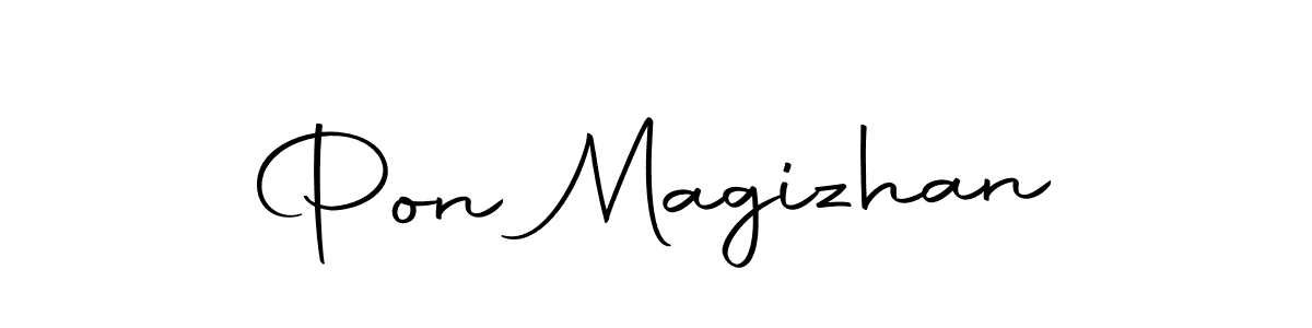 Design your own signature with our free online signature maker. With this signature software, you can create a handwritten (Autography-DOLnW) signature for name Pon Magizhan. Pon Magizhan signature style 10 images and pictures png