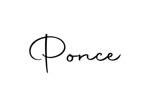 Create a beautiful signature design for name Ponce. With this signature (Autography-DOLnW) fonts, you can make a handwritten signature for free. Ponce signature style 10 images and pictures png