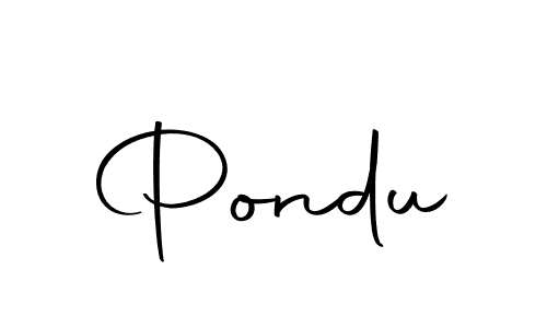 Use a signature maker to create a handwritten signature online. With this signature software, you can design (Autography-DOLnW) your own signature for name Pondu. Pondu signature style 10 images and pictures png