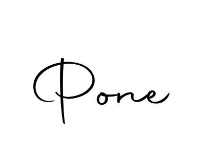 How to make Pone signature? Autography-DOLnW is a professional autograph style. Create handwritten signature for Pone name. Pone signature style 10 images and pictures png