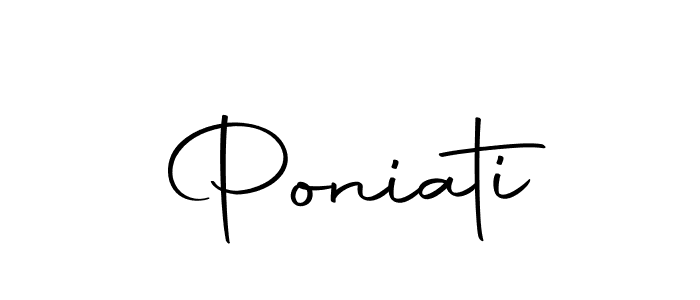 You can use this online signature creator to create a handwritten signature for the name Poniati. This is the best online autograph maker. Poniati signature style 10 images and pictures png