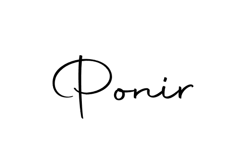 Make a beautiful signature design for name Ponir. Use this online signature maker to create a handwritten signature for free. Ponir signature style 10 images and pictures png