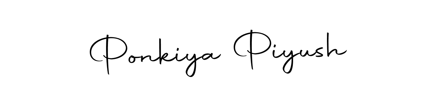 How to make Ponkiya Piyush signature? Autography-DOLnW is a professional autograph style. Create handwritten signature for Ponkiya Piyush name. Ponkiya Piyush signature style 10 images and pictures png