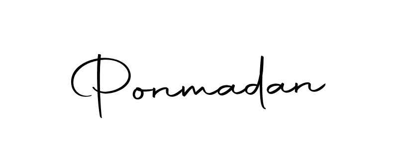 Design your own signature with our free online signature maker. With this signature software, you can create a handwritten (Autography-DOLnW) signature for name Ponmadan. Ponmadan signature style 10 images and pictures png