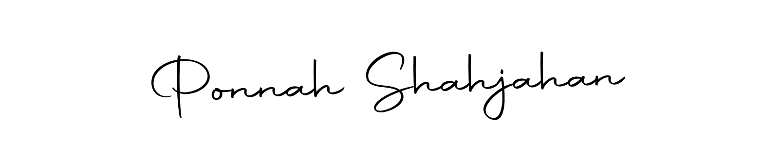 You should practise on your own different ways (Autography-DOLnW) to write your name (Ponnah Shahjahan) in signature. don't let someone else do it for you. Ponnah Shahjahan signature style 10 images and pictures png
