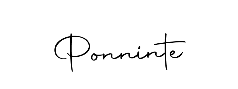 Make a beautiful signature design for name Ponninte. Use this online signature maker to create a handwritten signature for free. Ponninte signature style 10 images and pictures png