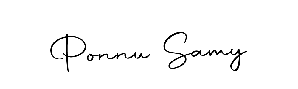 Autography-DOLnW is a professional signature style that is perfect for those who want to add a touch of class to their signature. It is also a great choice for those who want to make their signature more unique. Get Ponnu Samy name to fancy signature for free. Ponnu Samy signature style 10 images and pictures png