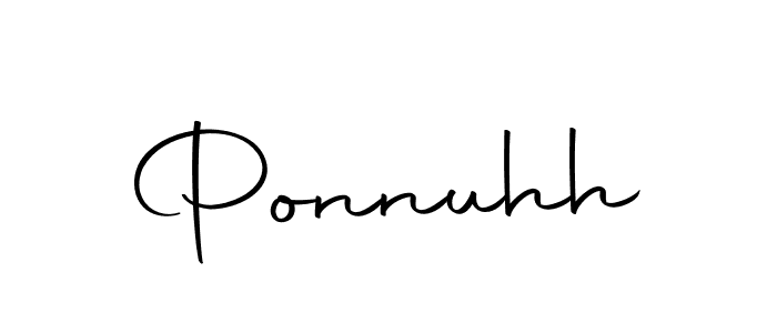 How to make Ponnuhh name signature. Use Autography-DOLnW style for creating short signs online. This is the latest handwritten sign. Ponnuhh signature style 10 images and pictures png