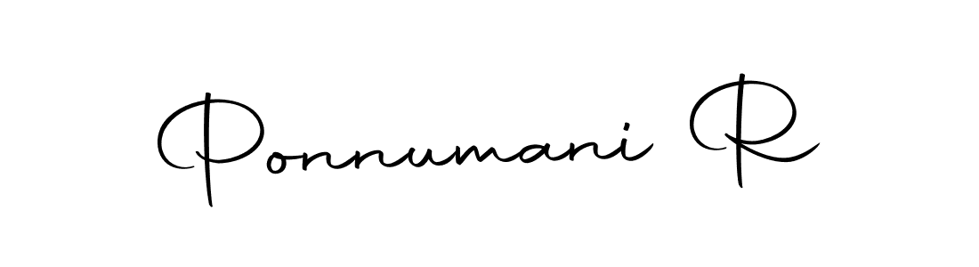You can use this online signature creator to create a handwritten signature for the name Ponnumani R. This is the best online autograph maker. Ponnumani R signature style 10 images and pictures png