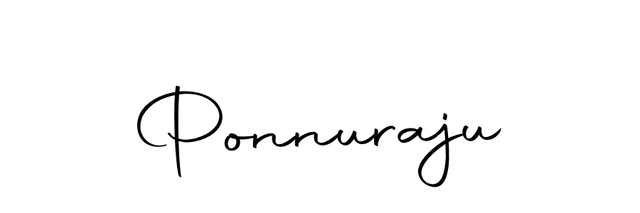 Create a beautiful signature design for name Ponnuraju. With this signature (Autography-DOLnW) fonts, you can make a handwritten signature for free. Ponnuraju signature style 10 images and pictures png