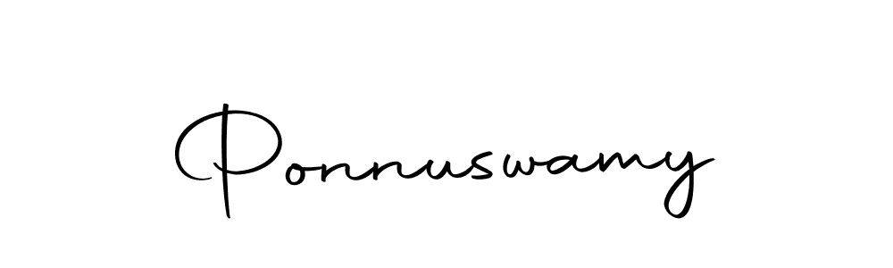 Make a beautiful signature design for name Ponnuswamy. With this signature (Autography-DOLnW) style, you can create a handwritten signature for free. Ponnuswamy signature style 10 images and pictures png