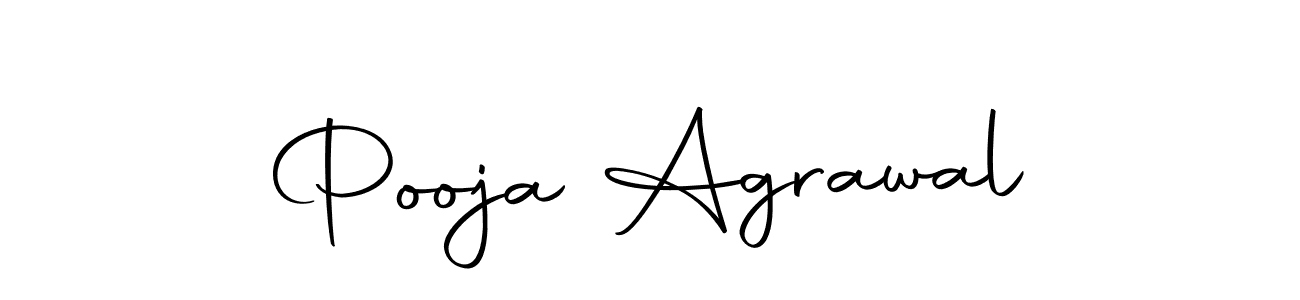 How to make Pooja Agrawal name signature. Use Autography-DOLnW style for creating short signs online. This is the latest handwritten sign. Pooja Agrawal signature style 10 images and pictures png