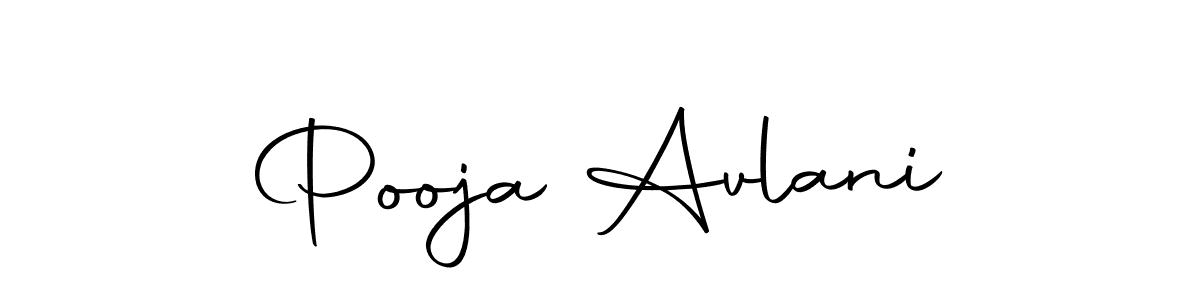 Make a beautiful signature design for name Pooja Avlani. With this signature (Autography-DOLnW) style, you can create a handwritten signature for free. Pooja Avlani signature style 10 images and pictures png