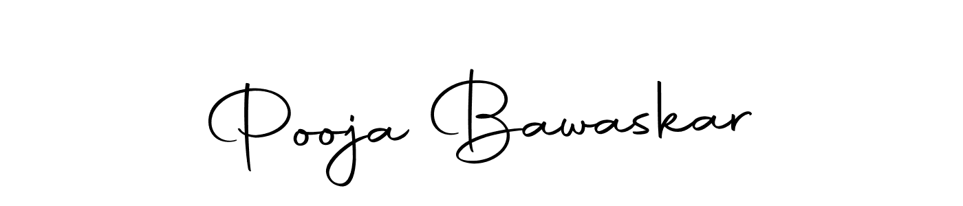 Make a beautiful signature design for name Pooja Bawaskar. With this signature (Autography-DOLnW) style, you can create a handwritten signature for free. Pooja Bawaskar signature style 10 images and pictures png