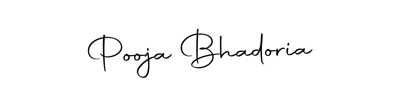 Also we have Pooja Bhadoria name is the best signature style. Create professional handwritten signature collection using Autography-DOLnW autograph style. Pooja Bhadoria signature style 10 images and pictures png