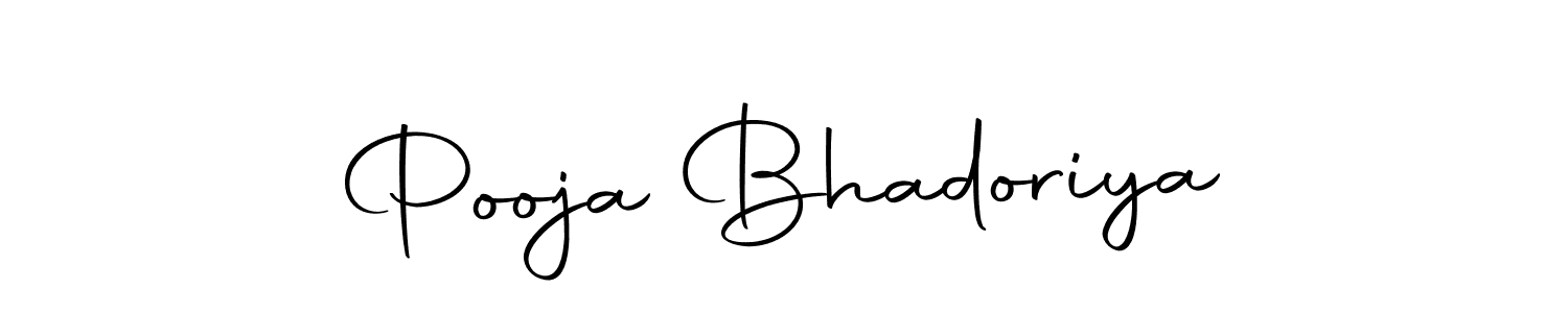 Make a beautiful signature design for name Pooja Bhadoriya. With this signature (Autography-DOLnW) style, you can create a handwritten signature for free. Pooja Bhadoriya signature style 10 images and pictures png