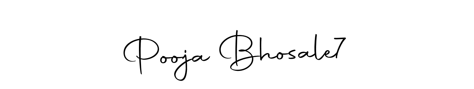 Create a beautiful signature design for name Pooja Bhosale  7. With this signature (Autography-DOLnW) fonts, you can make a handwritten signature for free. Pooja Bhosale  7 signature style 10 images and pictures png