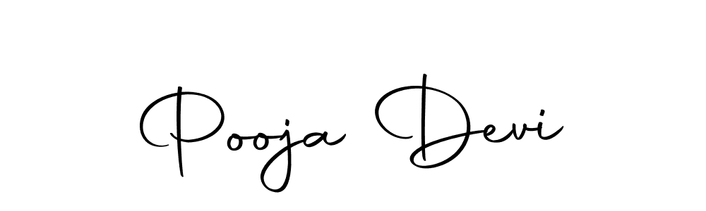 Design your own signature with our free online signature maker. With this signature software, you can create a handwritten (Autography-DOLnW) signature for name Pooja Devi. Pooja Devi signature style 10 images and pictures png