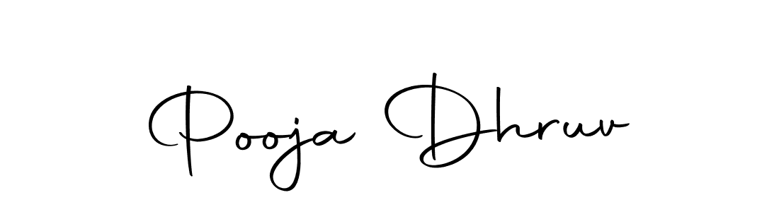 Also we have Pooja Dhruv name is the best signature style. Create professional handwritten signature collection using Autography-DOLnW autograph style. Pooja Dhruv signature style 10 images and pictures png