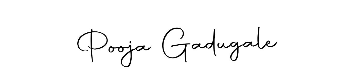 Make a beautiful signature design for name Pooja Gadugale. With this signature (Autography-DOLnW) style, you can create a handwritten signature for free. Pooja Gadugale signature style 10 images and pictures png