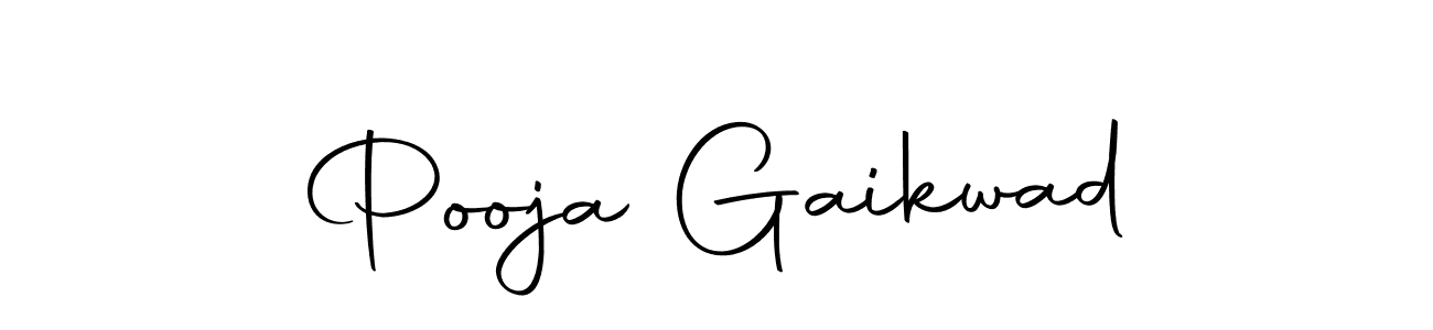 Design your own signature with our free online signature maker. With this signature software, you can create a handwritten (Autography-DOLnW) signature for name Pooja Gaikwad. Pooja Gaikwad signature style 10 images and pictures png