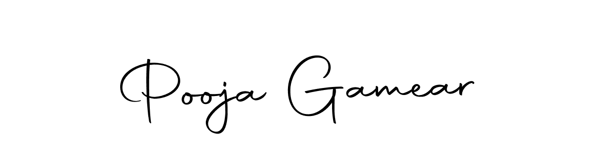 Also we have Pooja Gamear name is the best signature style. Create professional handwritten signature collection using Autography-DOLnW autograph style. Pooja Gamear signature style 10 images and pictures png
