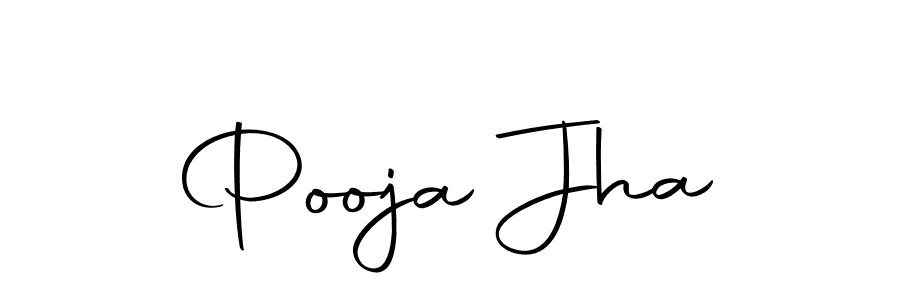 You should practise on your own different ways (Autography-DOLnW) to write your name (Pooja Jha) in signature. don't let someone else do it for you. Pooja Jha signature style 10 images and pictures png