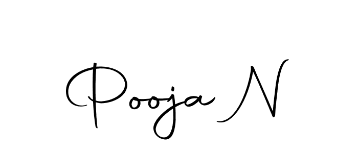 Make a beautiful signature design for name Pooja N. With this signature (Autography-DOLnW) style, you can create a handwritten signature for free. Pooja N signature style 10 images and pictures png