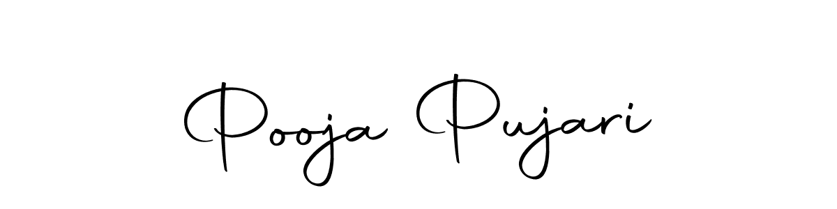 Make a beautiful signature design for name Pooja Pujari. With this signature (Autography-DOLnW) style, you can create a handwritten signature for free. Pooja Pujari signature style 10 images and pictures png