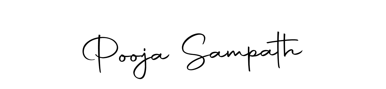 Create a beautiful signature design for name Pooja Sampath. With this signature (Autography-DOLnW) fonts, you can make a handwritten signature for free. Pooja Sampath signature style 10 images and pictures png