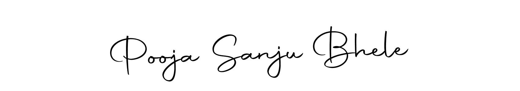 Use a signature maker to create a handwritten signature online. With this signature software, you can design (Autography-DOLnW) your own signature for name Pooja Sanju Bhele. Pooja Sanju Bhele signature style 10 images and pictures png