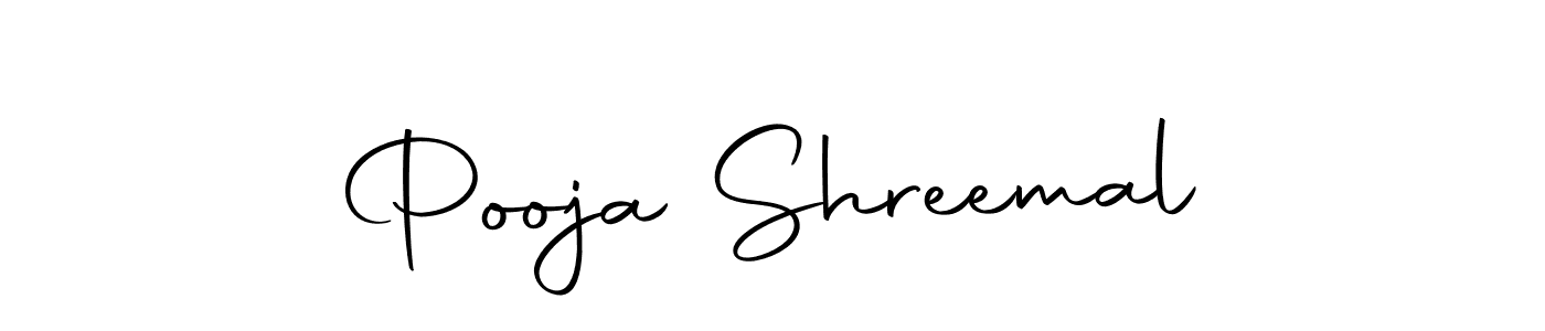 Make a beautiful signature design for name Pooja Shreemal. With this signature (Autography-DOLnW) style, you can create a handwritten signature for free. Pooja Shreemal signature style 10 images and pictures png