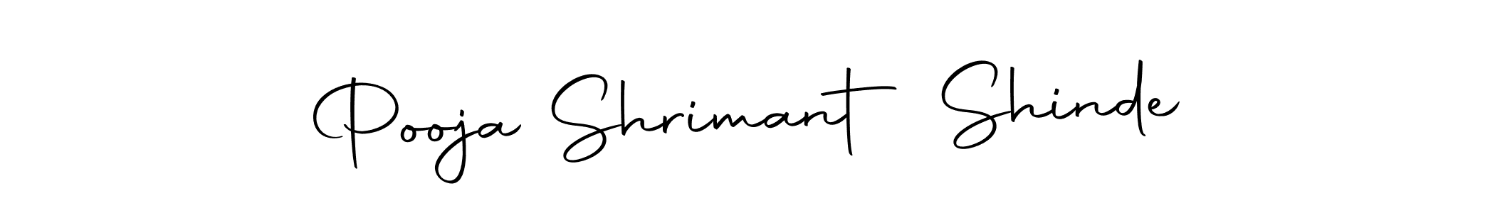 You can use this online signature creator to create a handwritten signature for the name Pooja Shrimant Shinde. This is the best online autograph maker. Pooja Shrimant Shinde signature style 10 images and pictures png