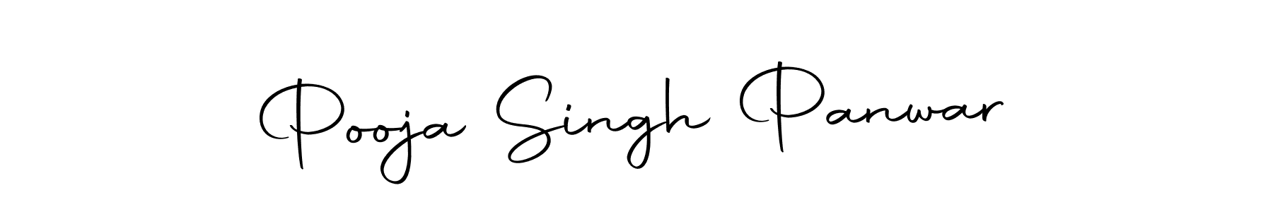 Create a beautiful signature design for name Pooja Singh Panwar. With this signature (Autography-DOLnW) fonts, you can make a handwritten signature for free. Pooja Singh Panwar signature style 10 images and pictures png