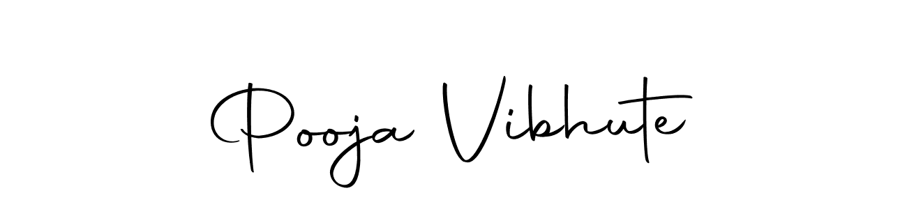 How to make Pooja Vibhute name signature. Use Autography-DOLnW style for creating short signs online. This is the latest handwritten sign. Pooja Vibhute signature style 10 images and pictures png