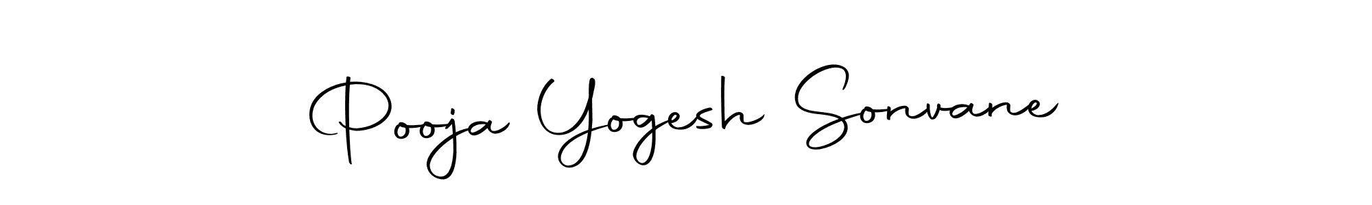 if you are searching for the best signature style for your name Pooja Yogesh Sonvane. so please give up your signature search. here we have designed multiple signature styles  using Autography-DOLnW. Pooja Yogesh Sonvane signature style 10 images and pictures png