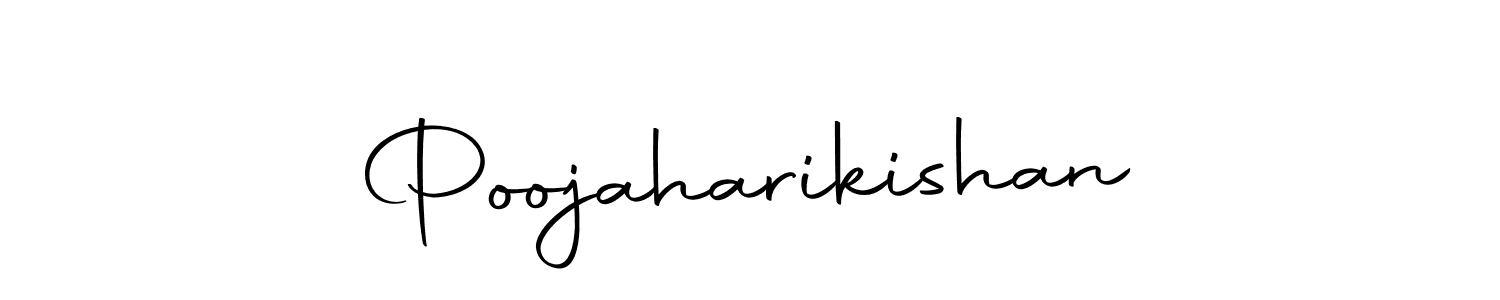 Create a beautiful signature design for name Poojaharikishan. With this signature (Autography-DOLnW) fonts, you can make a handwritten signature for free. Poojaharikishan signature style 10 images and pictures png