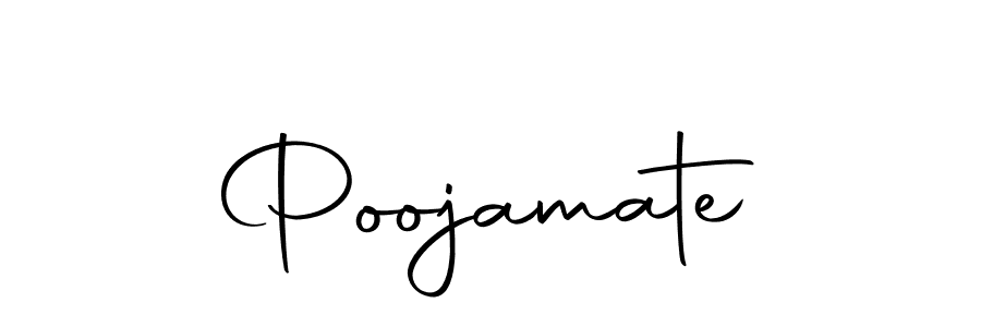 The best way (Autography-DOLnW) to make a short signature is to pick only two or three words in your name. The name Poojamate include a total of six letters. For converting this name. Poojamate signature style 10 images and pictures png