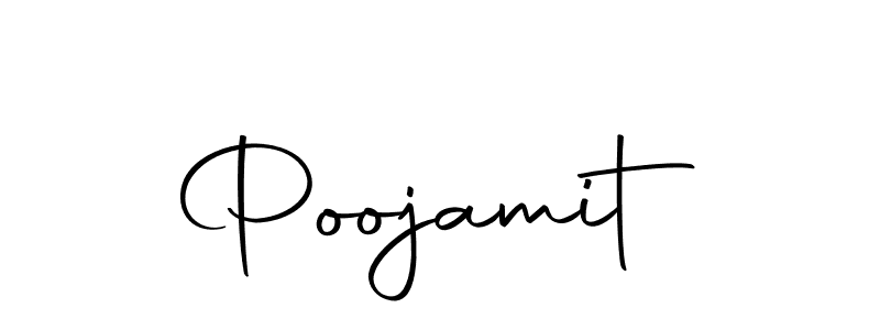 if you are searching for the best signature style for your name Poojamit. so please give up your signature search. here we have designed multiple signature styles  using Autography-DOLnW. Poojamit signature style 10 images and pictures png