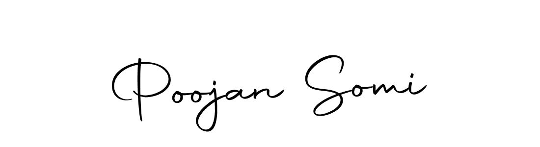 You should practise on your own different ways (Autography-DOLnW) to write your name (Poojan Somi) in signature. don't let someone else do it for you. Poojan Somi signature style 10 images and pictures png