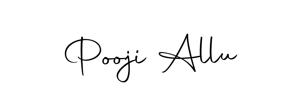 Once you've used our free online signature maker to create your best signature Autography-DOLnW style, it's time to enjoy all of the benefits that Pooji Allu name signing documents. Pooji Allu signature style 10 images and pictures png