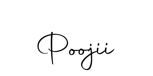 Poojii stylish signature style. Best Handwritten Sign (Autography-DOLnW) for my name. Handwritten Signature Collection Ideas for my name Poojii. Poojii signature style 10 images and pictures png