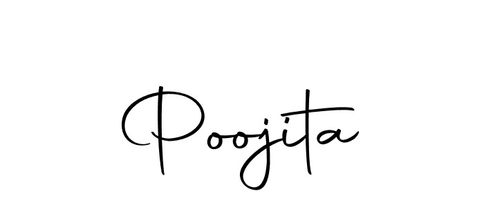 How to make Poojita signature? Autography-DOLnW is a professional autograph style. Create handwritten signature for Poojita name. Poojita signature style 10 images and pictures png