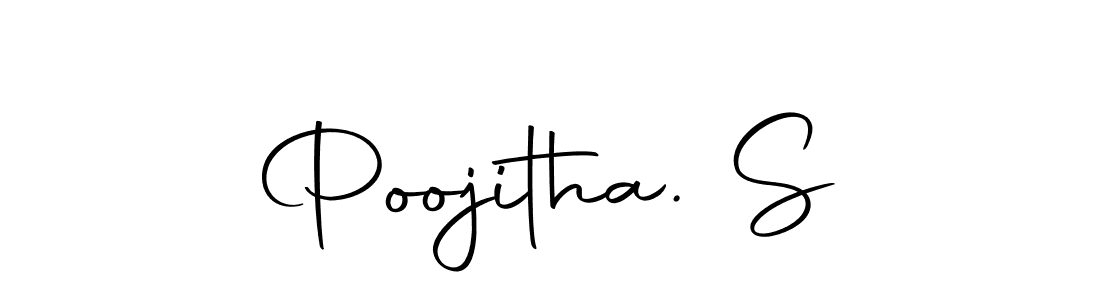 if you are searching for the best signature style for your name Poojitha. S. so please give up your signature search. here we have designed multiple signature styles  using Autography-DOLnW. Poojitha. S signature style 10 images and pictures png