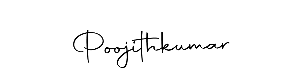 Also we have Poojithkumar name is the best signature style. Create professional handwritten signature collection using Autography-DOLnW autograph style. Poojithkumar signature style 10 images and pictures png