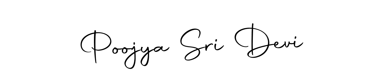 Design your own signature with our free online signature maker. With this signature software, you can create a handwritten (Autography-DOLnW) signature for name Poojya Sri Devi. Poojya Sri Devi signature style 10 images and pictures png