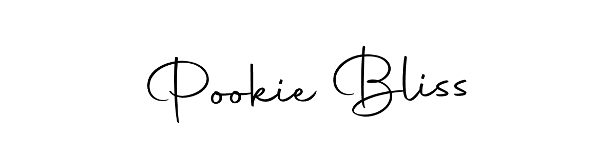 Pookie Bliss stylish signature style. Best Handwritten Sign (Autography-DOLnW) for my name. Handwritten Signature Collection Ideas for my name Pookie Bliss. Pookie Bliss signature style 10 images and pictures png