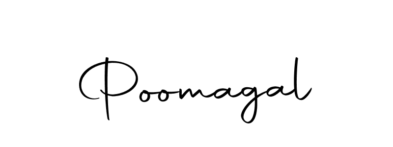 Use a signature maker to create a handwritten signature online. With this signature software, you can design (Autography-DOLnW) your own signature for name Poomagal. Poomagal signature style 10 images and pictures png