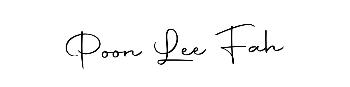 Also we have Poon Lee Fah name is the best signature style. Create professional handwritten signature collection using Autography-DOLnW autograph style. Poon Lee Fah signature style 10 images and pictures png